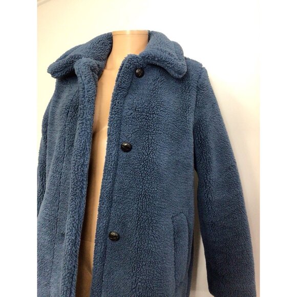 Gap Fleece Jacket Teddy Bear Coat Womens XS - Picture 2 of 7
